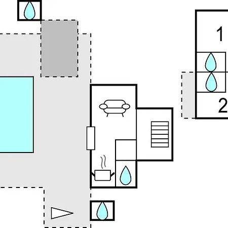 2 Bedroom Lovely In 度假居